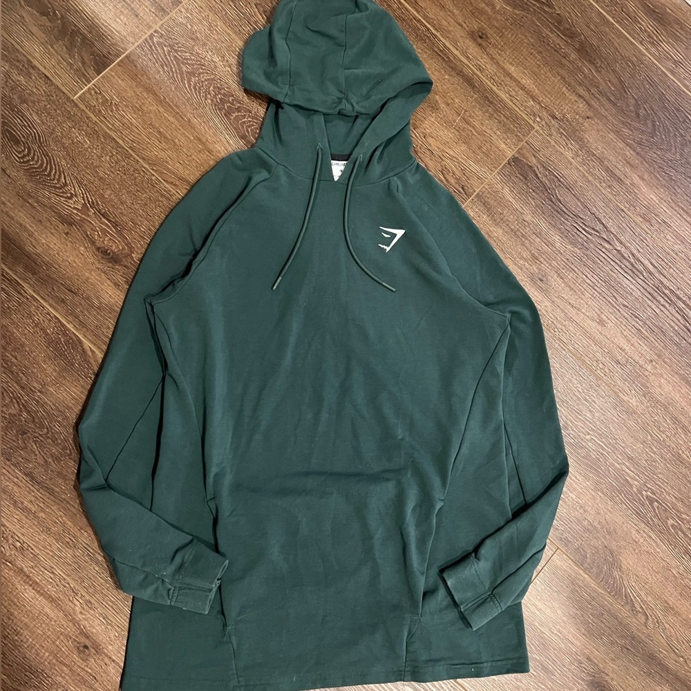 Gymshark Green Athletic Hoodie Sweatshirt